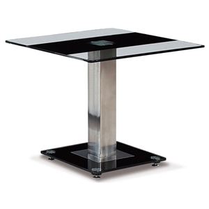 Wystan End Table with Black Accent 
