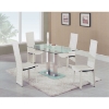 Tiago 5 Piece Dining Set - GLO-2108DT-027DC-5S