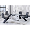 Skylar Dining Table - White - GLO-D9002DT-M