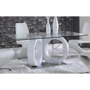 Skylar Dining Table - White 