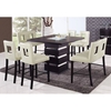 Brinley Bar Table with Frosted Glass Accent - GLO-DG072BT