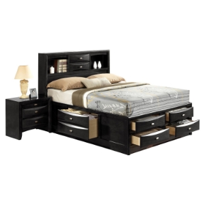 LinDa Bed, Black 