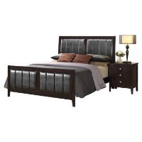 Rosa Bed in Antique Black and Black