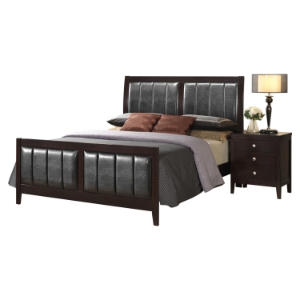 Rosa Bed in Antique Black and Black 