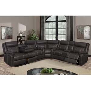 Natalia 3-Piece Sectional Sofa in Gin Rummy Seal 