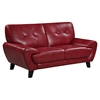 Juliana Leather Sofa Set in Blanche Red - GLO-U7400-SET