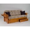 Burlington Cherry Oak Futon Set - GB-AOSU-SET#