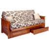 Burlington Cherry Oak Futon Set - GB-AOSU-SET#