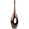 29 Inch Tall Line Brown Hole Vase - HEB-LPSC048-S-LB