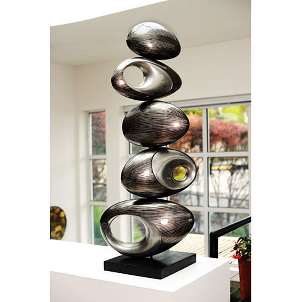 Rock Five Ball Modern Sculpture 