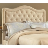 Trieste Tufted Fabric Bed - Buckwheat - HILL-1566BXRT