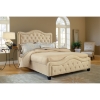 Trieste Tufted Fabric Bed - Buckwheat - HILL-1566BXRT