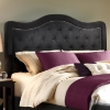 Trieste Tufted Fabric Bed in Pewter - HILL-1638BXRT