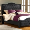 Trieste Tufted Fabric Bed in Pewter - HILL-1638BXRT