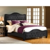 Trieste Tufted Fabric Bed in Pewter - HILL-1638BXRT
