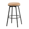 Sanders Adjustable Backless Swivel Bar Stool - HILL-41XX-831