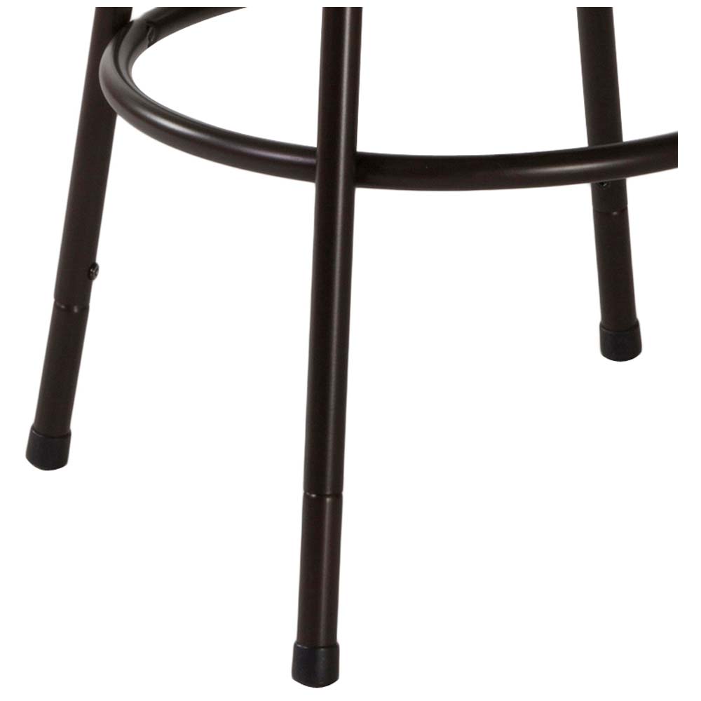 Bellesol Metal Swivel Bar Stool - Nested Legs, Dark Brown | DCG Stores