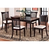 Bayberry Rectangle Dining Table with 4 Wicker Chairs - HILL-47XDTBCRCT