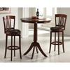 Canton Swivel CounterStool in Brown - HILL-4166-829
