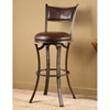 Drummond 26" Metal Swivel Counter Stool in Brown - HILL-4919-826