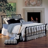 Janis Sleigh Bed in Textured Black 