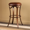 Kelford 26" Backless Swivel Counter Stool in Antique Bronze - HILL-4950-826