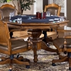 Nassau 5 Piece Game Set with Leather Game Chairs - HILL-6060GTBC