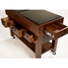 Outback 5-Drawer Kitchen Island on Casters - HILL-4321-855