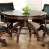 Palm Springs Game/Dining Table in Medium Brown Cherry - HILL-4185GTB