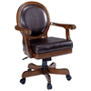 Warrington Leather Caster Game Chair - HILL-6125-801
