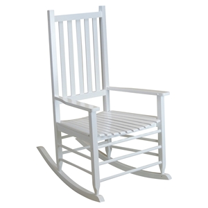 Alexander Mid-Sized Adult Rocking Chair - White 