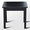 Plantation Porch Side Table - Black Paint - HINK-50ETBF-RTA