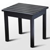 Plantation Porch Side Table - Black Paint - HINK-50ETBF-RTA