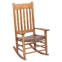 Realtree Max 4 Camouflage Rocking Chair - Maple