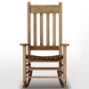 Plantation Rocking Chair - Slat Back & Seat, Maple Stain - HINK-850SM-RTA