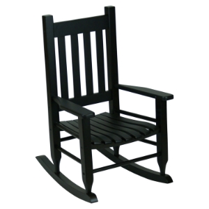 Plantation Child's Rocking Chair - Black 