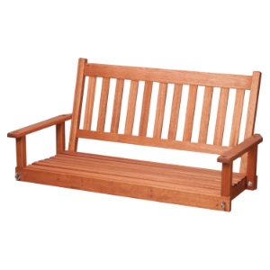 Red Grandis 850 Style 4' Porch Swing - Cinnamon 