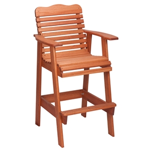 Red Grandis Pub Chair - Cinnamon 