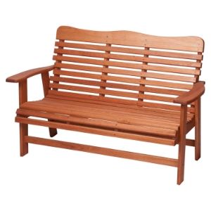 Red Grandis 950 Style 4' Bench - Cinnamon 