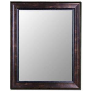 Adana Bevel Mirror in Espresso Walnut with Liner - Made in USA 