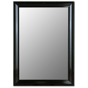 Arundel Black Petite Bevel Mirror - Made in USA 