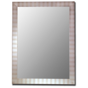 Dalbert Bevel Mirror in Parma Silver - Made in USA 