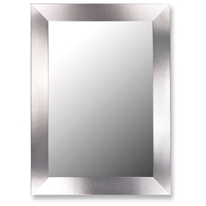 Denham Modern Stainless Flat Frame Mirror - Made in USA 