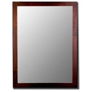 Derwood Bevel Mirror in Brazilian Walnut - Made in USA 