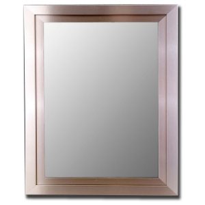 Electra Contemporary Stainless Frame Mirror - Made in USA 