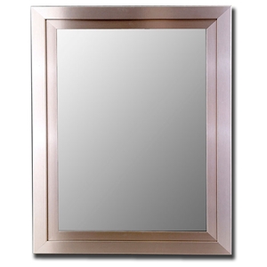 Electra Contemporary Stainless Frame Mirror - Made in USA 