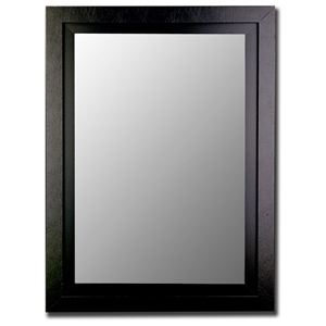 Eloise Black Frame Bevel Mirror - Made in USA 