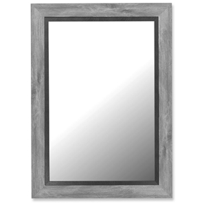 Francisca Contemporary Bevel Mirror - Made in USA 