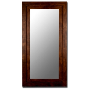 Gable Grande Mirror in Mocha Walnut - Made in USA 