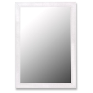 Nuevo Petite Bevel Mirror in Glossy White - Made in USA 